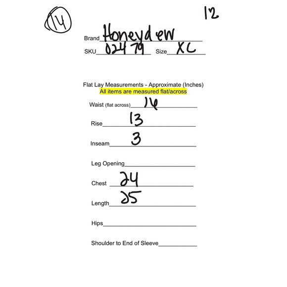 Honeydew Intimates Woodland‎ Thermal Pajama Set Long Sleeve Top Shorts XL - Picture 9 of 9